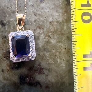 Amethyst pendant and necklace